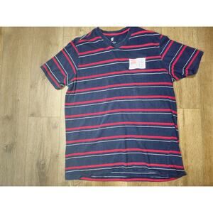 Rocawear Men's 2XL Streetwear Flag T-Shirt Y2K Hip Hop Logo USA Short Sleeve B